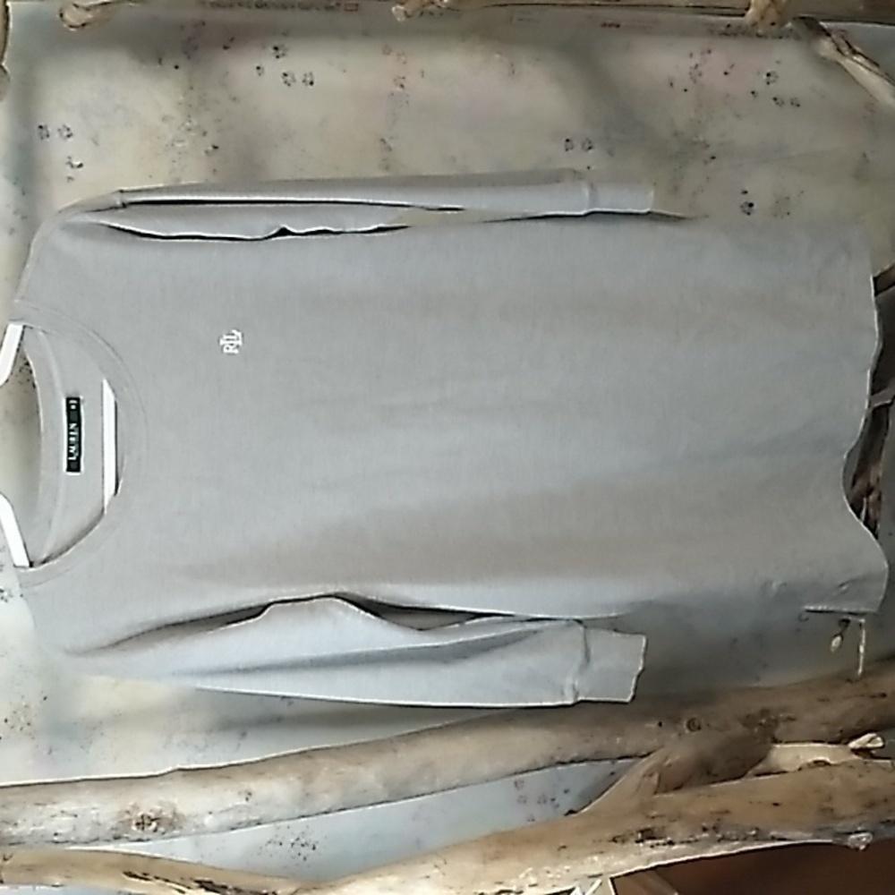 Lauren Ralph Lauren Women's Grey Long Sleeve Sweatshirt Dress in Size Medium